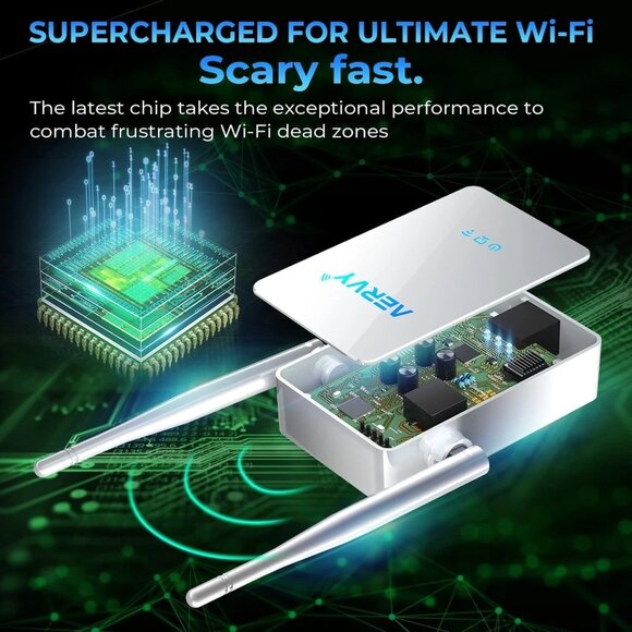 Avery CF-WR302S 300Mbps Wireless WiFi Range Extender - Picture 2 of 3